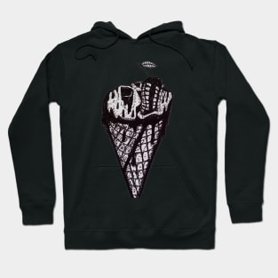 Ice cream, skulls, jms art Hoodie